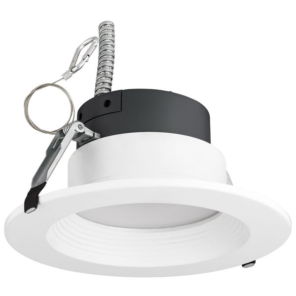 Sunlite LED 6-in CCT Round Color and Power Tunable Recessed Lght, Dimmable, Multi Volt, 30K/35K/40K, Wht 87732-SU